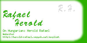 rafael herold business card